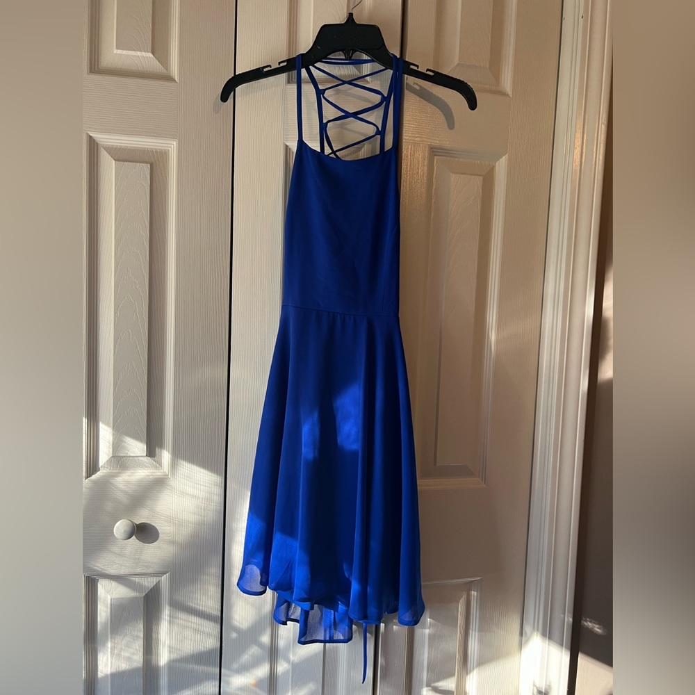 Blue dress